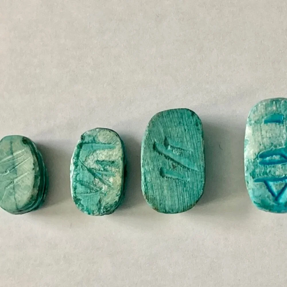 Genuine Egyptian Scarabs for Jewelry Making - Picture 5 of 7